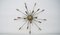 Large Mid-Century Italian Brutalist Sputnik Ceiling Lamp, 1950s 4