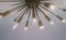 Lámpara de techo Sputnik italiana Mid-Century brutalista grande, años 50, Imagen 9