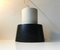 Lámpara de techo modelo Nyboderpendel en blanco y negro de Svend Aage Petersen para Louis Poulsen, años 60, Imagen 1