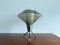 Mid-Century Glass and Metal Tripod Table Lamp, 1960s, Image 1