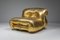 Gold Model Soriana Lounge Chair by Tobia & Afra Scarpa, 1960s 4