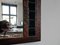 Vintage Danish Rosewood and Blue Tiled Mirror 5