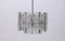 Mid-Century Austrian Ice Glass Chandelier from Kalmar, 1970s 3