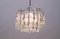 Mid-Century Austrian Ice Glass Chandelier from Kalmar, 1970s 5