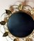 Französischer Vintage Spiegel mit goldenem Metallrahmen 6