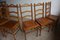 Antique French Bistro Chairs, Set of 9 6