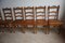Antique French Bistro Chairs, Set of 9 15