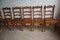 Antique French Bistro Chairs, Set of 9, Image 15