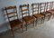 Antique French Bistro Chairs, Set of 9 17