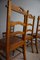 Antique French Bistro Chairs, Set of 9 5