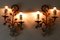 French Crystal and Gilt Metal Sconces from Maison Baguès, 1960s, Set of 2 3