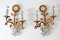 French Crystal and Gilt Metal Sconces from Maison Baguès, 1960s, Set of 2, Image 2