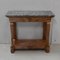 Antique Blond Walnut Console Table, 1820s 1