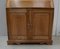 Vintage English Solid Blond Oak Wall Unit 22