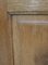 Vintage English Solid Blond Oak Wall Unit 24