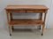 19th Century Louis Philippe Solid Blond Walnut Trolley 1