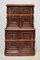 Small Antique Gothic Style Oak Cabinet, Image 29