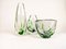 Schwedisches Mid-Century Vasen & Schale Set aus Kristallglas von Vicke Lindstrand für Kosta, 1950er 10