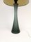 Mid-Century Swedish Opaline Glass and Teak Table Lamp from Bergboms, 1960s, Image 8