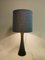 Mid-Century Swedish Opaline Glass and Teak Table Lamp from Bergboms, 1960s, Image 2
