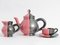 Mid-Century Ceramic Coffee Set from Cerenne Vallauris, 1950s, Set of 15, Image 2