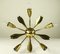 Vintage Brass Sputnik Chandelier, 1950s 1