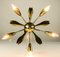 Vintage Brass Sputnik Chandelier, 1950s 4