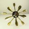 Vintage Brass Sputnik Chandelier, 1950s 6