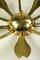 Vintage Brass Sputnik Chandelier, 1950s 9