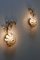 Wandlampen aus Kristallglas & vergoldetem Messing von Palwa, 1960er, 2er Set 13