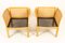 Danish Lounge Chairs and Side Table Set by Illum Wikkelsø for CFC Silkeborg, 1980s, Set of 3 13