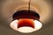 Vintage Danish Red Model PH5 Pendant Lamp by Poul Henningsen for Louis Poulsen, 1970s 9