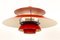 Vintage Danish Red Model PH5 Pendant Lamp by Poul Henningsen for Louis Poulsen, 1970s 4