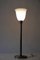 Lámpara de pie Art Déco niquelada de latón, años 30, Imagen 3