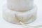 Lámpara de pie italiana Mid-Century de mármol blanco, años 60, Imagen 9