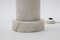 Lámpara de pie italiana Mid-Century de mármol blanco, años 60, Imagen 11