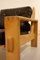 Oak and Black Leather Bonanza Chair by Esko Pajamies for Asko, 1960s, Image 5