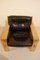 Oak and Black Leather Bonanza Chair by Esko Pajamies for Asko, 1960s, Image 4