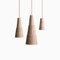 Seia Pendant Lamps by Maurizio Bernabei for Bottega Intreccio, Set of 3 1
