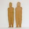 Sculptures de Silhouette Vintage en Bois, Italie, Set de 2 1