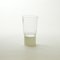 Drinking Glass with Ivory Base, Moire Collection, Hand-Blown Glass by Atelier George 1