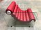 Fauteuils Vintage en Cuir Rouge et Verre par Fabio Lenci pour Comfort Line, 1970s, Set de 2 5