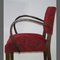 Deutscher Art Deco Stuhl mit gebogenen Armlehnen, 1930er 5