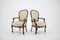 Antique Rococo Style Danish Armchairs, 1900s, Set of 2 1