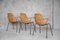 Italienische Stühle aus Korbgeflecht von Gian Franco Legler, 1950er, 3er Set 2