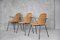 Chaises en Rotin par Gian Franco Legler, Italie, 1950s, Set de 3 1