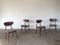 Vintage Esszimmerstühle von Louis van Teeffelen für AWA, 4er Set 3
