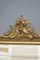 Specchio da parete Art Nouveau in legno dorato, Immagine 4