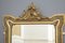 Specchio da parete Art Nouveau in legno dorato, Immagine 5