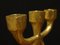 Brutalistischer Kerzenhalter aus Bronze, 1960er 2